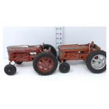 (2) Hubley Tractors