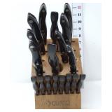 Cutco Butcher Block w/18 Knives & Forks