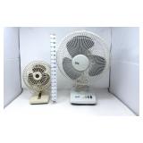 (2) Tabletop Fans
