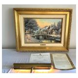 "Cobblestone Christmas" by Thomas Kinkade