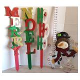Christmas Hanging Decorations & Stakes