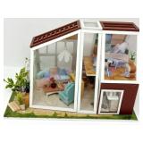 6" House w/Loft Diorama - Lighted