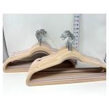 (45) Brookstone Pink & Peach Velvet Hangers