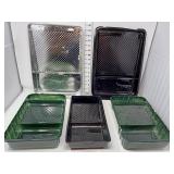 Metal & Plastic Painter Roller Trays