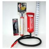 (2) Air Pumps & Tire Pressure Gauge