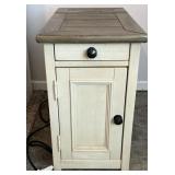 Side Table/Stand w/Built In Tray & Electrical