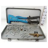 KTS Hand Riveter w/Rivets & Miniature Brass