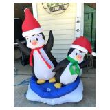 Inflatable Penguins Christmas Yard Decor. Approx.