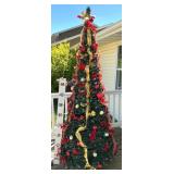 7ï¿½ Pop-Up Rotating Pre Lit Christmas Tree