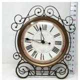 Sterling & Noble Metal Mantle Clock