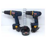 Ryobi 7.2 V & 9.6 V Drills w/ Batteries & Charger