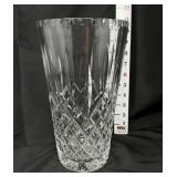 Clear Cut Crystal Vase