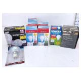 (10) Halogen Bulbs - 60w & 100w