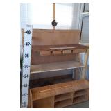 2 Sided Homemade Work Bench & Small Organizer