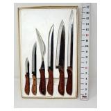 Set of Stainless Steel Knives & Fork