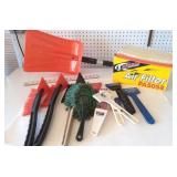 Car Snow Shovel, Scrapers, Dash Cleaner & Air