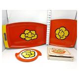 Nasco "Flamingo Platters & Cheese Server