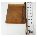 Small Vintage Burke & James Paper Cutter -