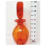 Amberina Blown Glass Decanter