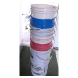 (7) 5 Gallon Buckets