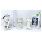 (3) Angel Statue Decor