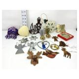 Vintage Christmas Ornaments - Mostly Metal