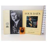 (2) JFK Books & Metal Picture
