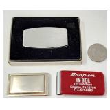 Snap-On, Zippo, & Unmarked Money Clips