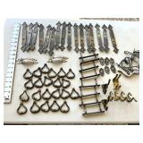 Vintage Brass & Chrome Hardware