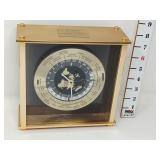 Brass Seiko World Time Clock