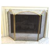 Brass Fireplace Screen