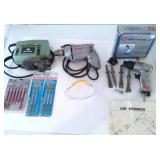 Rockwell Jigsaw w/Blades, Sunbeam Drill & CI Air