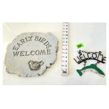 (2) Welcome Signs