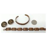 Copper Bracelets & Earrings