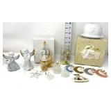 Vintage Angel Christmas Decor - Celluloid & Glass