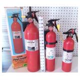 (3) Kidder Fire Extinguishers - (1) Needs