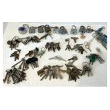 Vintage Keys, Padlocks, & Skeleton Keys