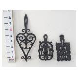 1950s Cast Iron Trivets