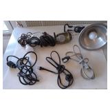 (3) Work Lights & (3) Extension Cords