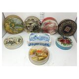 (8) Vintage Tins