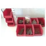 Red Stacking Containers w/Bolts & Hardware