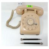 Bell Systems Rotary Dial Phone w/Rotary Pencils