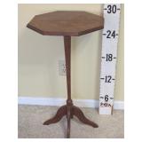 Small Wooden Pedestal Table