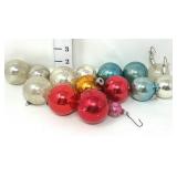 Vintage Mercury Glass Ornaments - Marked