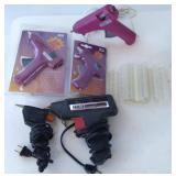 (5) Glue Guns (2) NIP w/ Glue Sticks