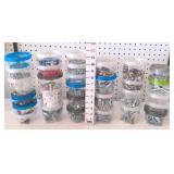 (30) Interlocking Containers w/Fasteners