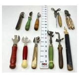 Antique Wood Handled Can & Bottle Openers