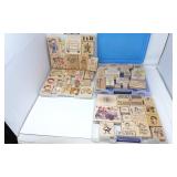 Wood Mounted Red Rubber Stamps - Kids, Birthday