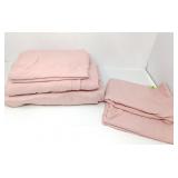 Peach London Kaye Queen Sheet Set