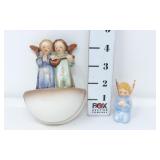 Goebel Hummel - "Angel Duet"  Holy Water Font &